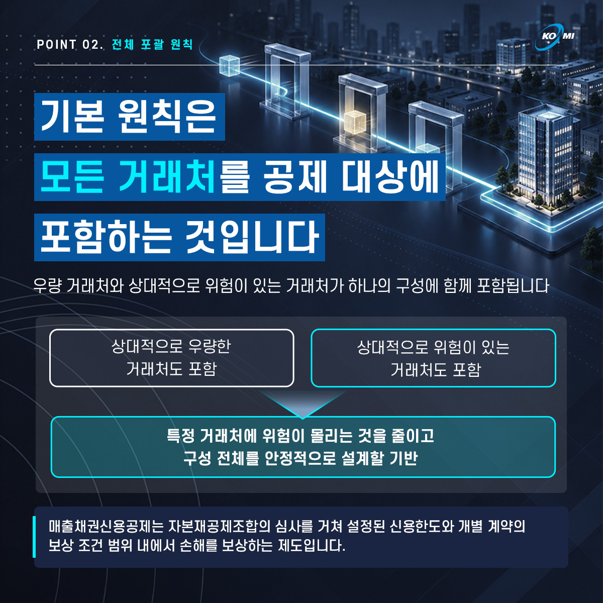 우량 거래처만 골라서 보장받을 수 있나요? c3